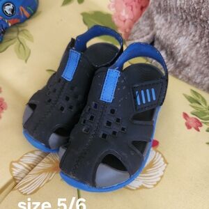 Kids Black and Blue Sandals